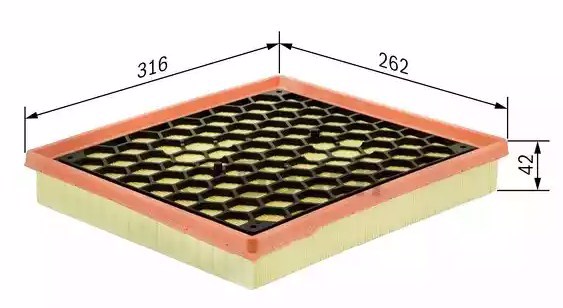 Фильтр воздушный BOSCH F026400014