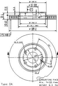 Тормозной диск prime line - uv coated