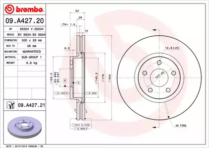 Тормозной диск prime line - uv coated