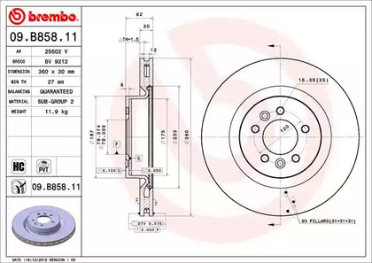 Тормозной диск prime line - uv coated
