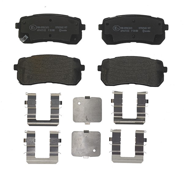 Тормозные колодки BREMBO P30080