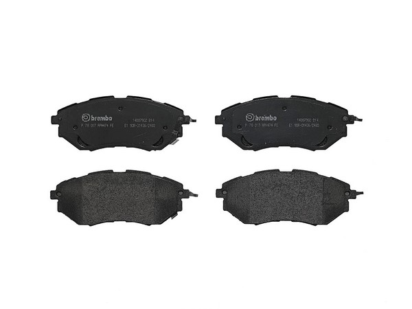 Тормозные колодки BREMBO P78017