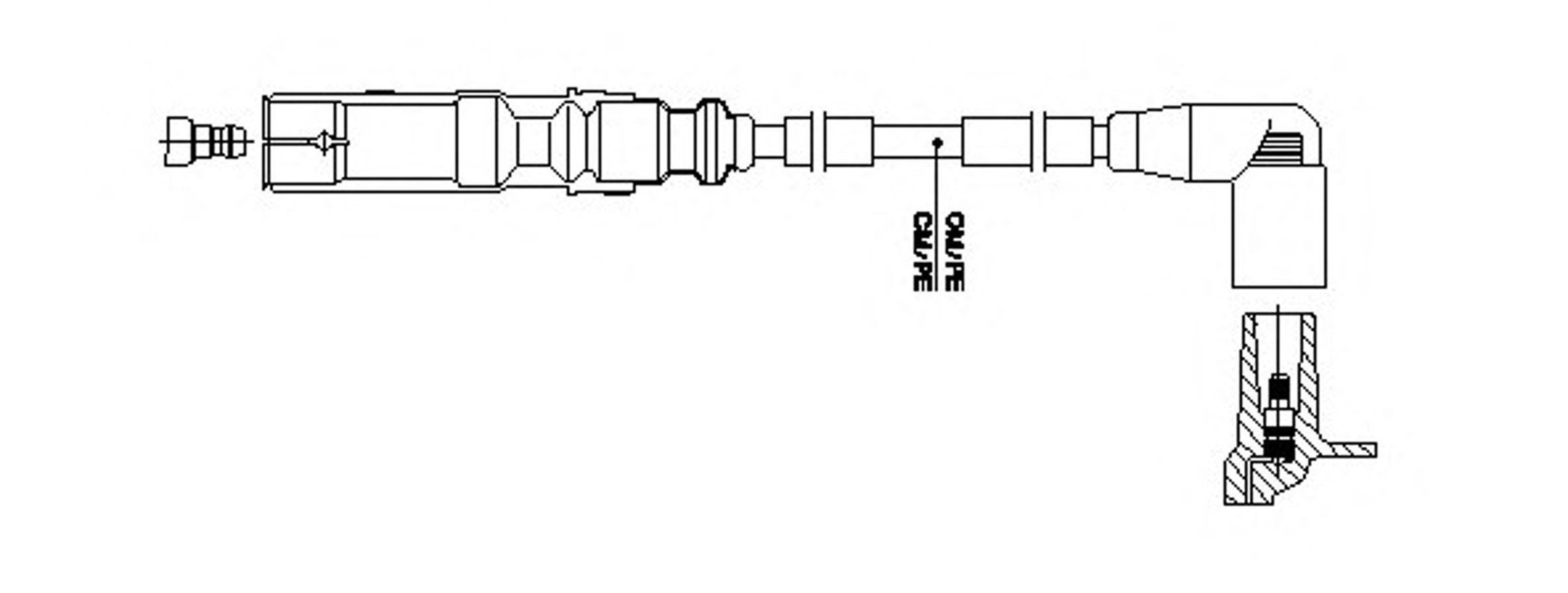 Провод зажигания BREMI 1A22F64