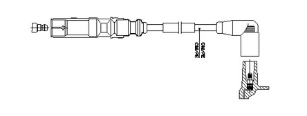 Комплект проводов зажигания BREMI 1A22E65