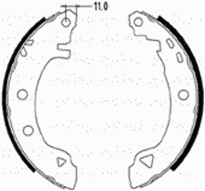 Комплект тормозных колодок CIFAM 153-002