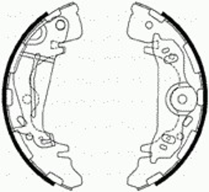 Колодки тормозные барабанные CIFAM 153-181