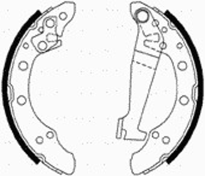Колодки тормозные барабанные CIFAM 153-462