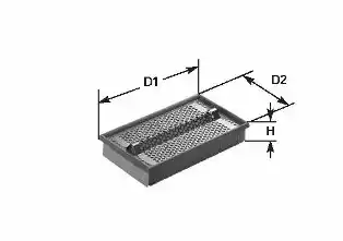 Воздушный фильтр CLEAN FILTERS MA661