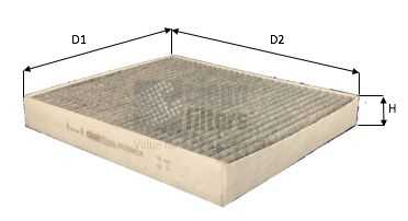 Фильтр салона audi a3 (8v1/8vk) 12- CLEAN FILTERS NC2390