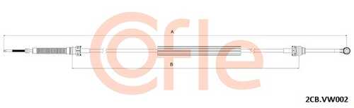 Трос кпп COFLE 92.2CB.VK002