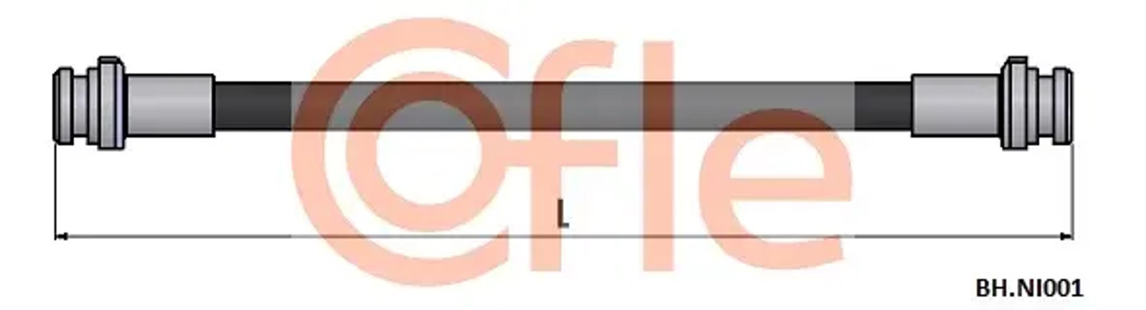 Шланг тормозной COFLE 92.BH.NI001
