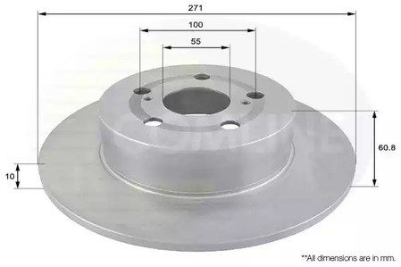 Тормозные диски COMLINE ADC01108