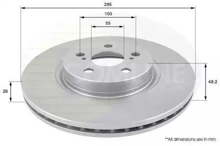 Тормозные диски COMLINE ADC01110V