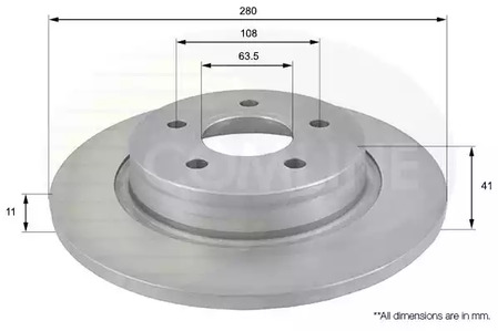 Тормозные диски COMLINE ADC1229