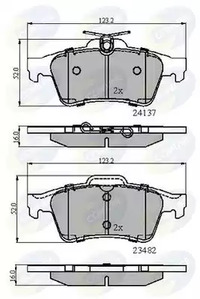 Колодки тормозные дисковые COMLINE CBP01599