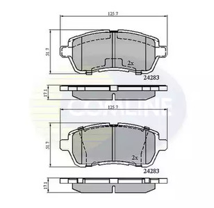 Колодки тормозные дисковые COMLINE CBP01618