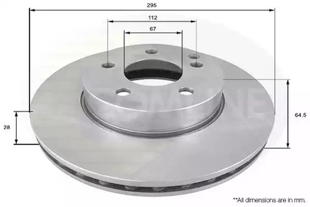 Тормозные диски COMLINE ADC1662V