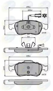Колодки пер COMLINE CBP12028