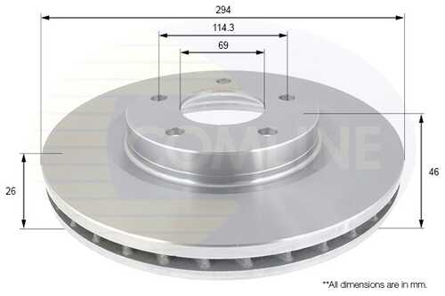 Тормозные диски COMLINE ADC2318V