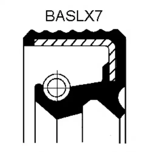 010 346 55c сальник дифференциала fpm baslx7 52x68x8 CORTECO 01034655B