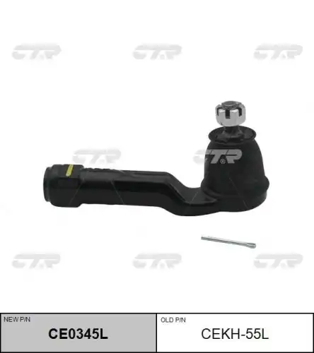 Наконечник рулевой тяги лев hyundai avante 15- elantra (ad) 15- i30 (pd) 16- kauai (os) 17- kona (os) 17- kia ceed (cd) 18- proceed (cd) 18- xceed (cd) 19- CTR CE0345L