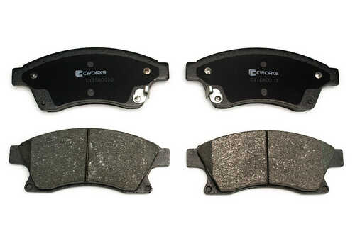 C11cr0010 тормозные колодки передние (low metallic) CWORKS C11CR0010