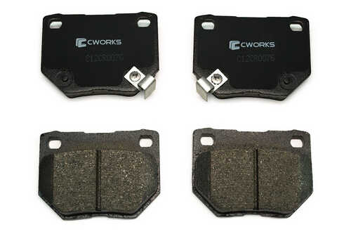 C12cr0076 тормозные колодки задние (low metallic) CWORKS C12CR0076
