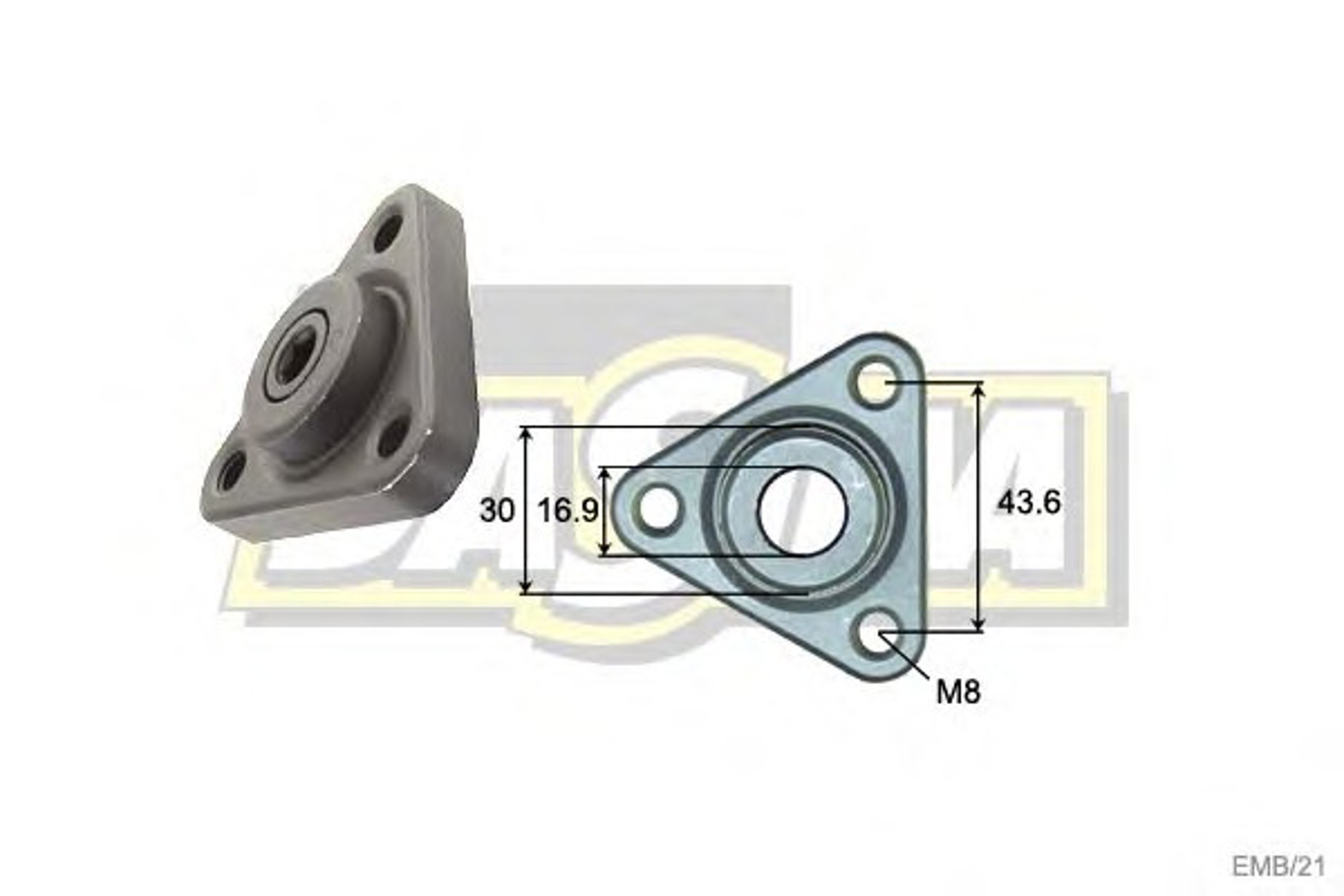 Насос гидроусилителя DA SILVA DP2642