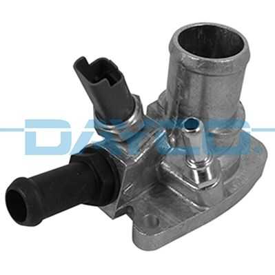 Thermostat with flange