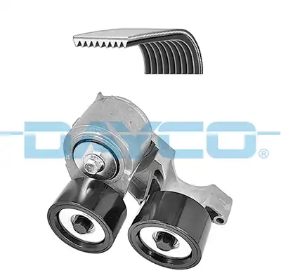 Kpv152hd multi-v-belt set with tensioner fits daf cf 85 mx340/mx375 10.05-05.13 DAYCO KPV152HD
