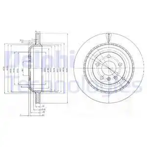 Тормозные диски DELPHI BG4030