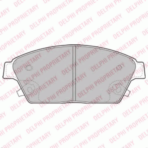 Тормозные колодки DELPHI LP2170