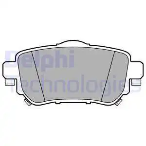 LP3145 DELPHI Тормозные колодки