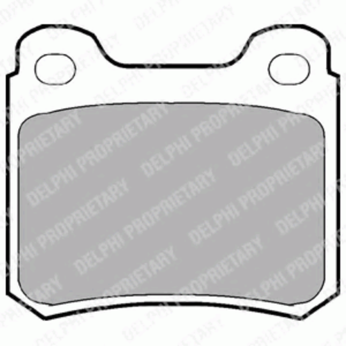 Тормозные колодки DELPHI LP915
