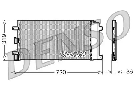 Конденсатор кондиционера DENSO DCN09042