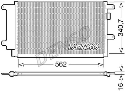 Конденсатор кондиционера DENSO DCN12003