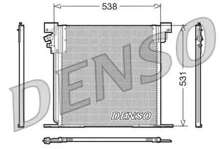 Конденсатор кондиционера DENSO DCN17030