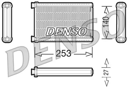 Теплообменник отопления салона DENSO DRR05005