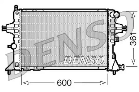Радиатор системы охлаждения DENSO DRM20084