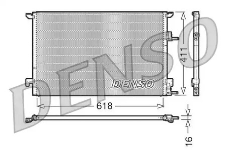 Конденсатор кондиционера DENSO DCN25001