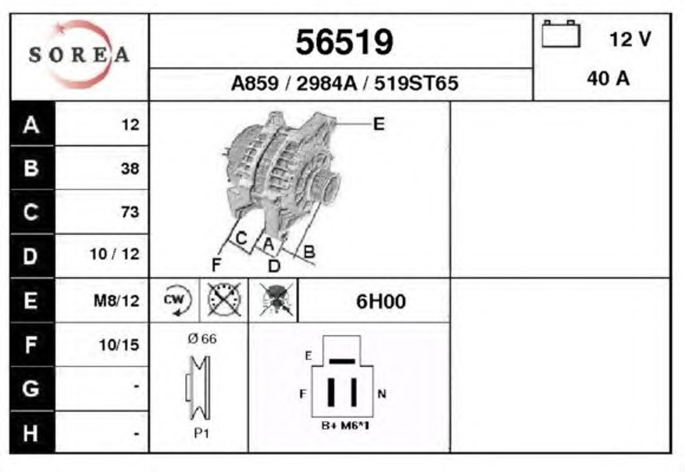 Генератор EAI 56519