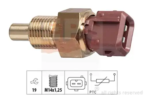 Датчик температура охлаждающей жидкости made in italy - oe equivalent