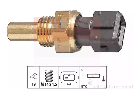 Датчик температура охлаждающей жидкости made in italy - oe equivalent