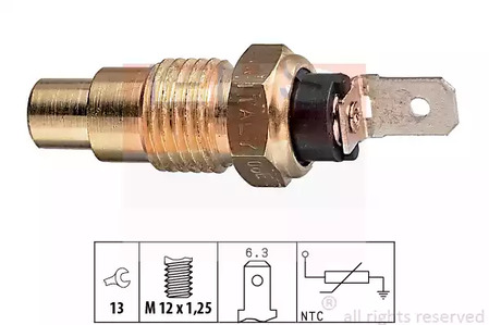 Датчик температура охлаждающей жидкости made in italy - oe equivalent
