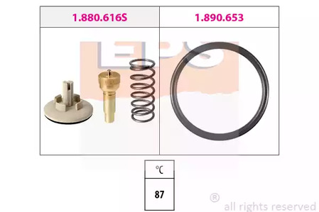 Термостат охлаждающая жидкость made in italy - oe equivalent