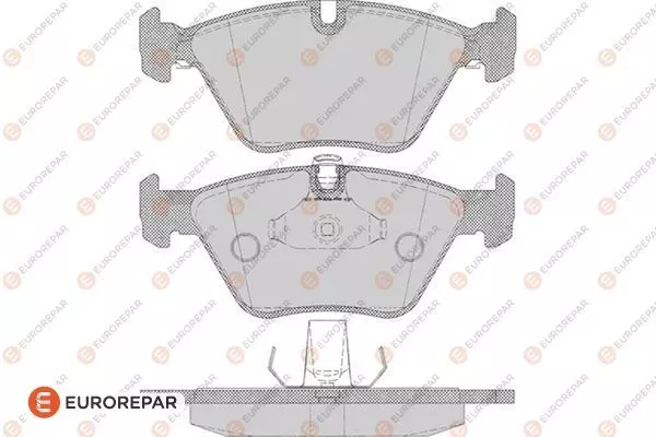 Колодки тормозные дисковые EUROREPAR 1617253880