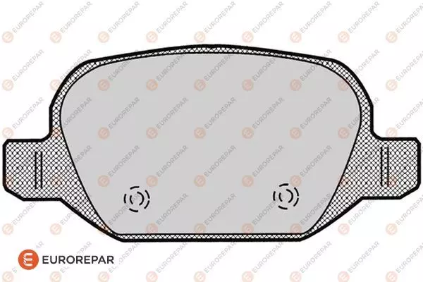 Колодки тормозные дисковые EUROREPAR 1617256880