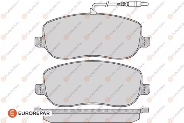 Колодки тормозные дисковые EUROREPAR 1617258380