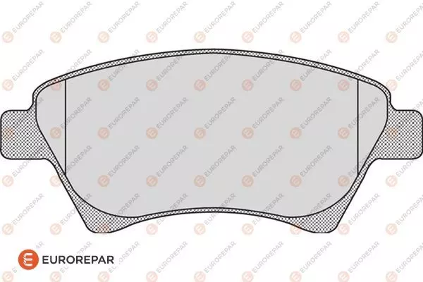 Колодки тормозные дисковые EUROREPAR 1617258780