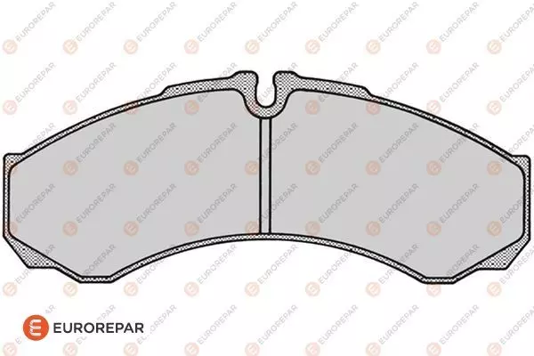 Колодки тормозные дисковые EUROREPAR 1617276380